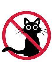 Schwarze Katze verboten 