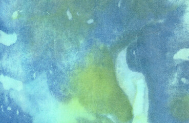 blank blue and green japanese traditional paper 