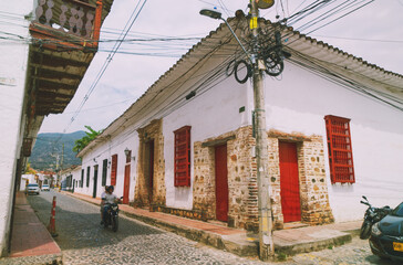 Old Colonial town Santa fe de Antioquia, Colombia