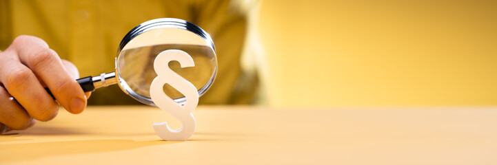 Paragraph Sign Or Law Symbol