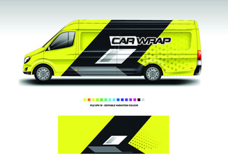 Van Wrap Design Vector Print