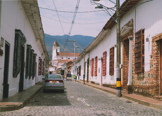 Old Colonial town Santa fe de Antioquia, Colombia