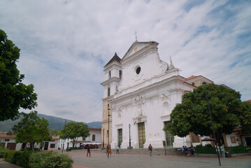 Fototapeta na wymiar Old Colonial town Santa fe de Antioquia, Colombia