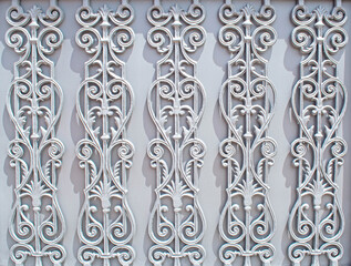 background with ornaments in iron