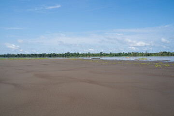 beach by the Amazon river, Amazon, Peru
