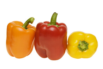 Three large sweet juicy peppers