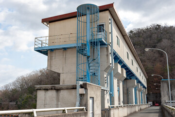 Aono dam management office in Sanda, Hyogo, Japan