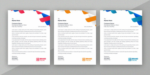 modern, minimal, creative, unique, Corporate, Company Official business Letterhead design template