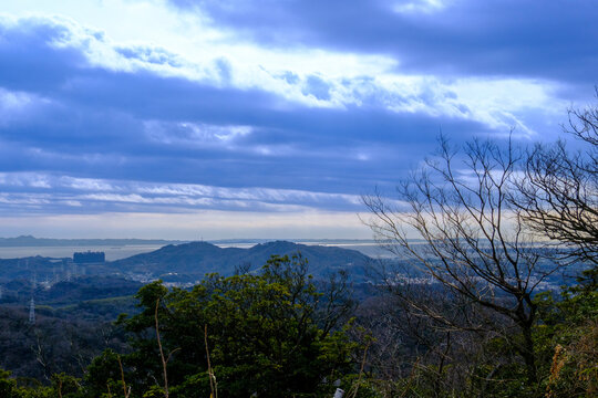 横須賀の大楠山からの光景