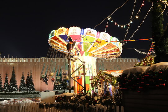 carousel at night