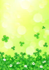 Fototapeta premium クローバーの背景素材