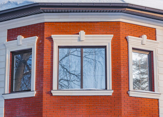 Windows of the new townhouse.