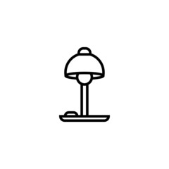 desk lamp icon vector design templates