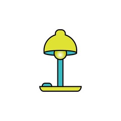 desk lamp icon vector design templates