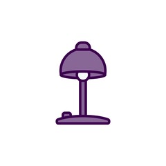 desk lamp icon vector design templates