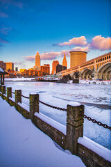 Cleveland Ohio Skyline
