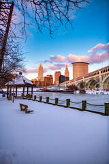 Cleveland Ohio Skyline