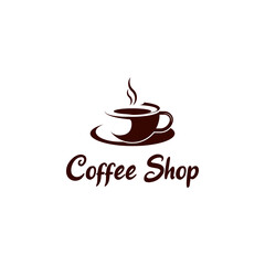 Coffee Shop vector logo is a modern and attractive template design suitable for your business promotion, coffee shop or coffee company.