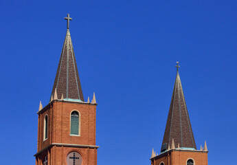 church steeple against sky