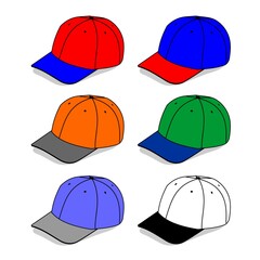 baseball cap collection set
