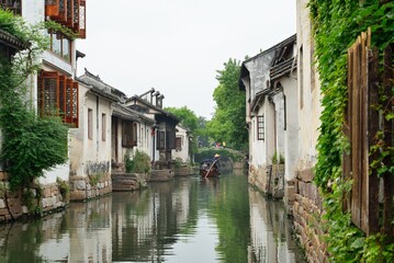Fototapeta na wymiar Zhouzhuang Ancient Town, Suzhou, China