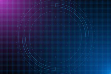 Sci fi futuristic user interface, HUD, Technology abstract background , Vector illustration.	
