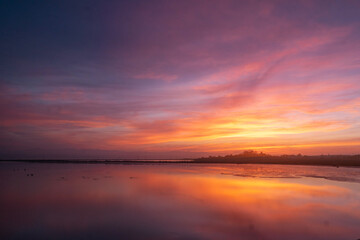 sunrise over the sea