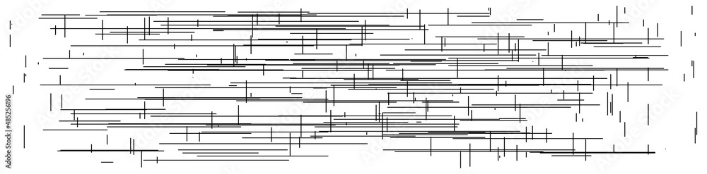 Fototapete Grid, mesh of random lines. Reticle, grating, crosshatch pattern, texture. Intersecting lines