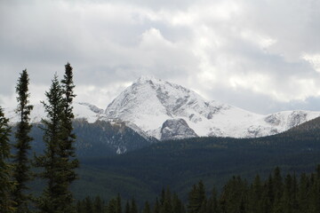 The Snowy Peak, Banff National Park, Alberta