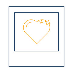 Heart Frame Vector icon which is suitable for commercial work and easily modify or edit it

