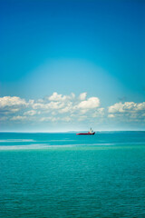 Obraz premium boat on the sea