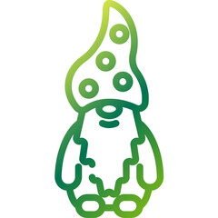 leprechaun gradient icon