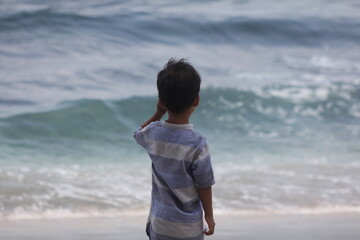 person on the beach