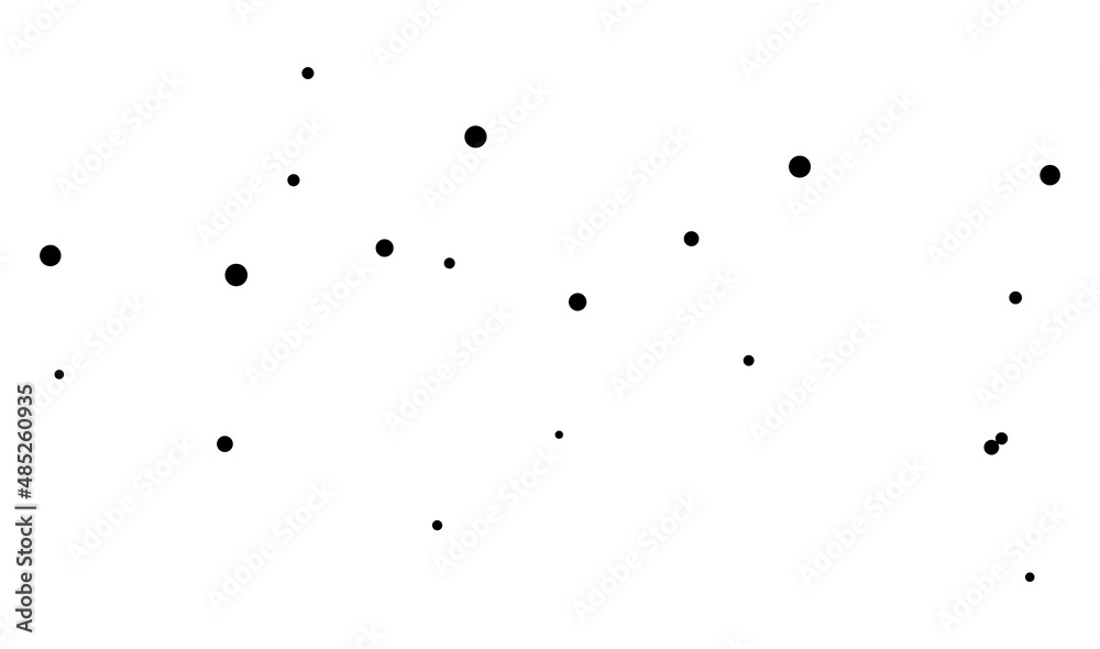 Poster random dots, circles. dotted, speckles pattern. pointillist, pointillism background. stipple, stippl