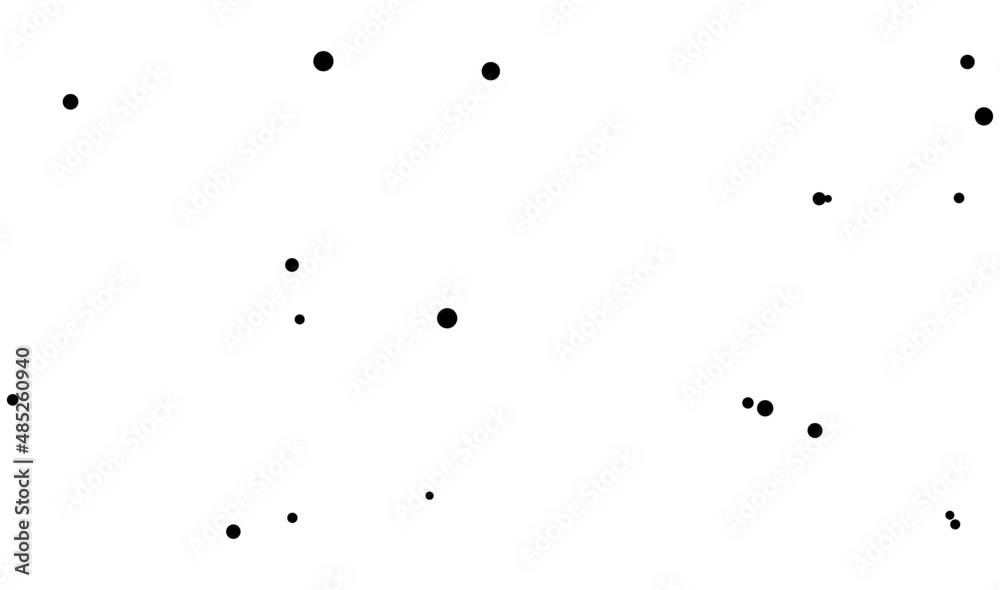 Poster random dots, circles. dotted, speckles pattern. pointillist, pointillism background. stipple, stippl