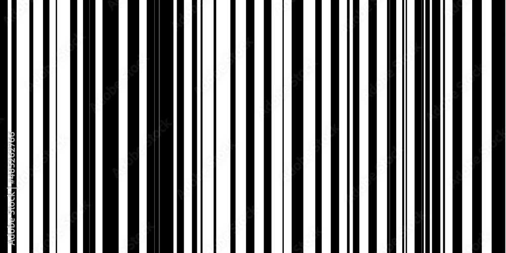 Poster Random vertical lines, stripes vector pattern background and texture. Vertical streaks, strips backdrop
