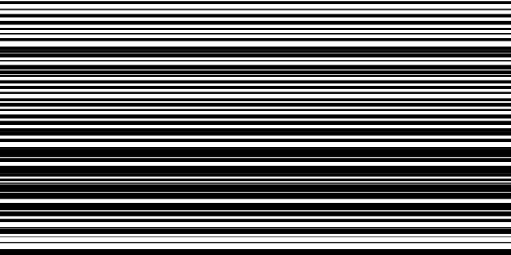 Random horizontal lines, stripes vector pattern background and texture. Horizontal streaks, strips backdrop