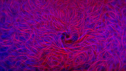 Abstract purple background with glowing pink lines