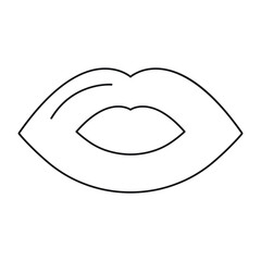 Kiss Lips Vector icon which is suitable for commercial work and easily modify or edit it

