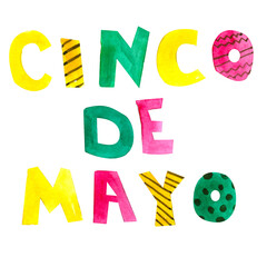 Happy Cinco de Mayo illustration for mexico celebration.
