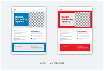 Digital marketing corporate FLYER design