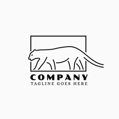 Tiger minimalist logo design