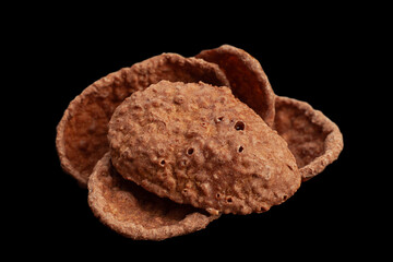 Brown with cocoa cornflakes