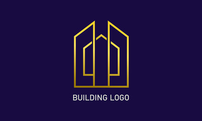 Building Logo Vector Design Template, real estate company.