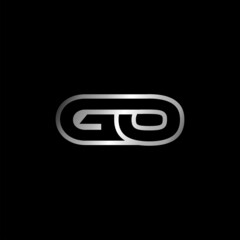 GO Letter Initial Logo Design Template Vector Illustration
