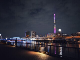 Fototapeta na wymiar 東京スカイツリーの夜景