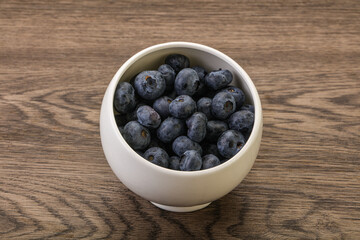 Ripe sweet tasty blueberries heap