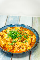 Process of Cooking Mapo Tofu
