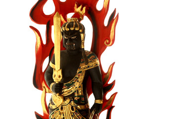 真言宗の仏像 不動明王物撮りコピースペース2