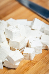 Fototapeta na wymiar Process of Cooking Mapo Tofu